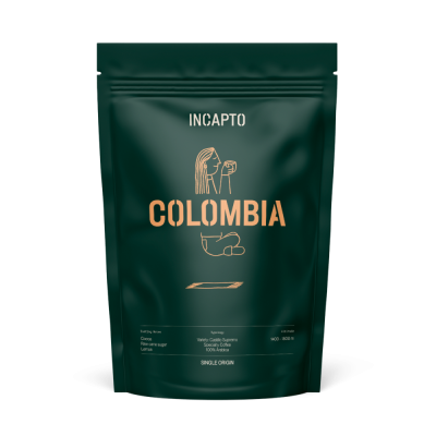ZRNKOVÁ KÁVA INCAPTO COLOMBIA 100 g.