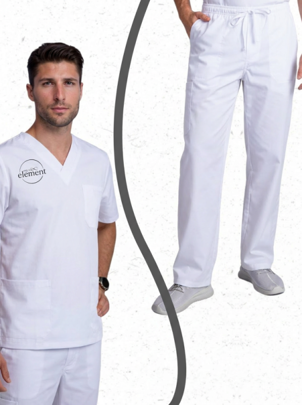 Pánská zdravotnická souprava Cherokee Medical Uniforms - bílá
