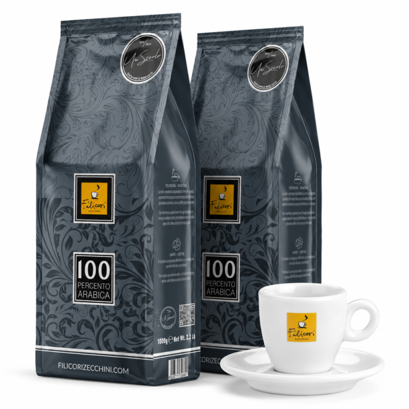100% ARABICA 2kg DARK ROAST + DÁREK originální hrnek FZ
