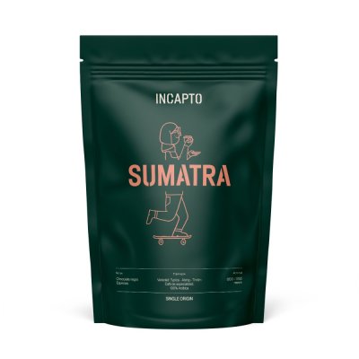ZRNKOVÁ KÁVA INCAPTO SUMATRA 100 g.