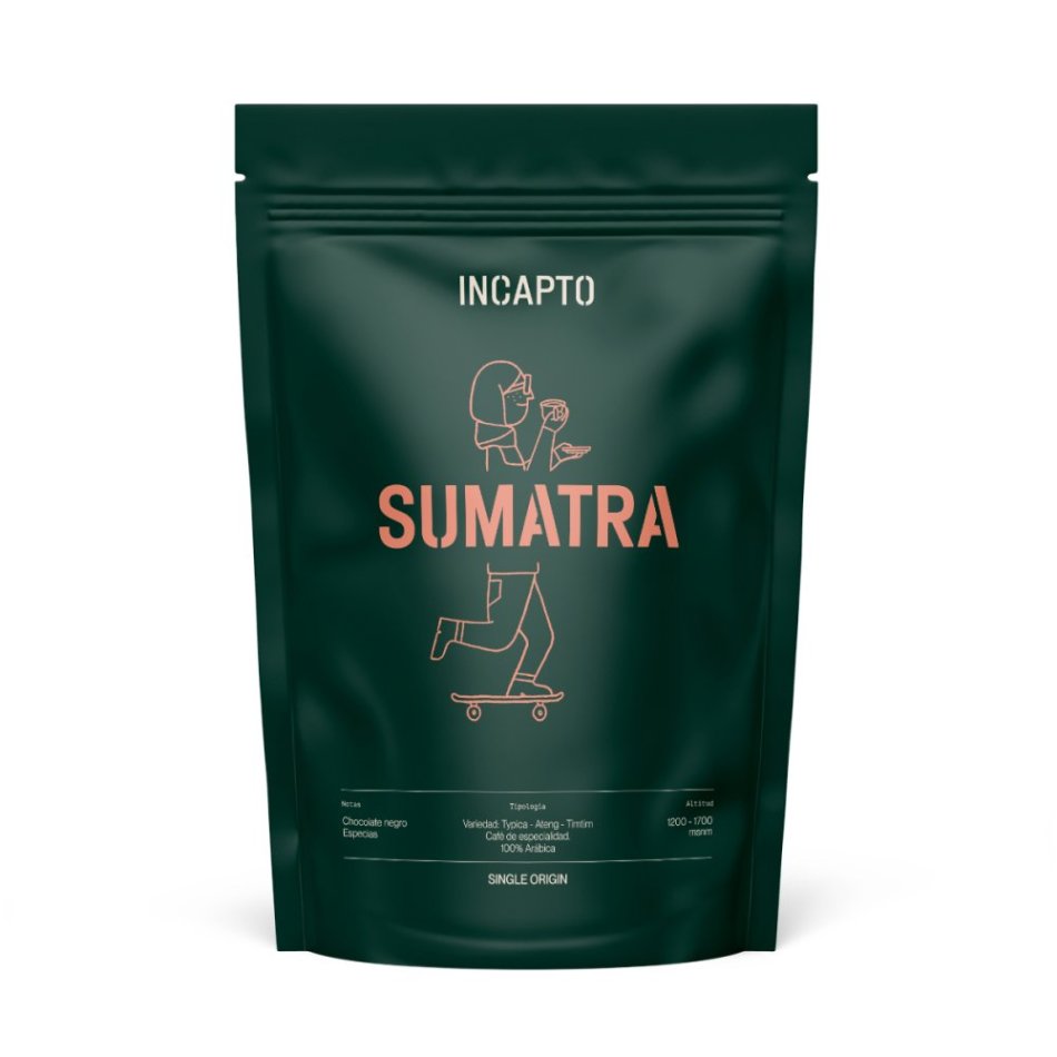 ZRNKOVÁ KÁVA INCAPTO SUMATRA 100 g.
