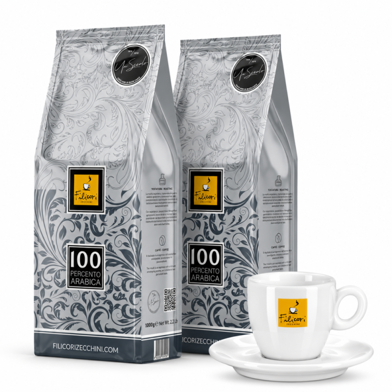 100% ARABICA 2kg MEDIUM ROAST + DÁREK originální hrnek FZ
