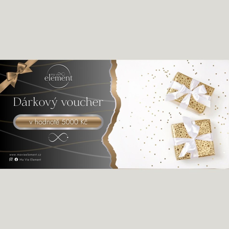 Dárkový voucher - Hodnota: 5000