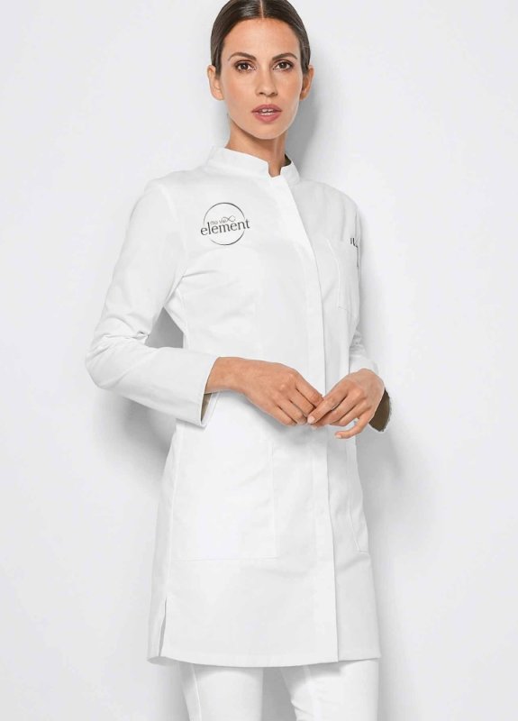 Laboratorní plášť CHIC 7days bílo-béžový