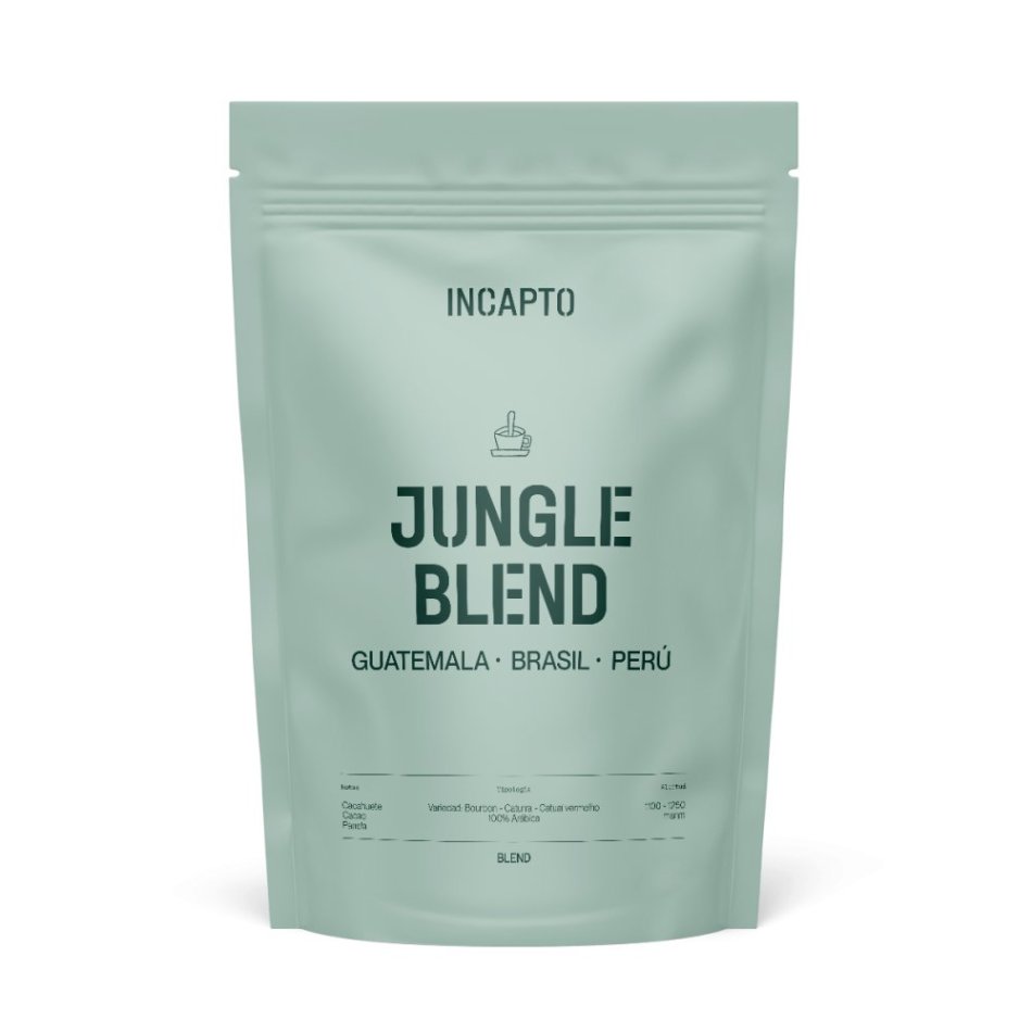 ZRNKOVÁ KÁVA INCAPTO JUNGLE BLEND 500 g.