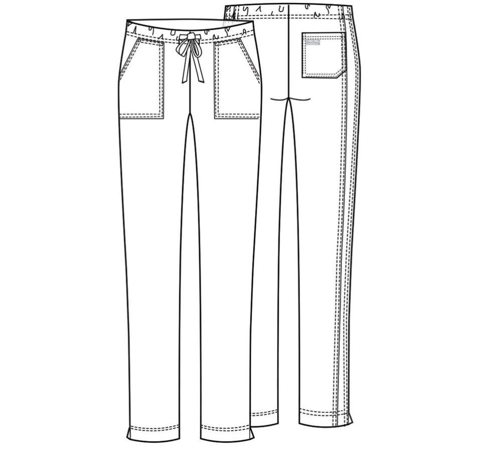 Zdravotnické kalhoty Cherokee Core Stretch BEST  - myslivecky zelené
