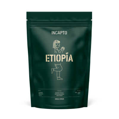 ZRNKOVÁ KÁVA INCAPTO ETIOPIA 100 g.