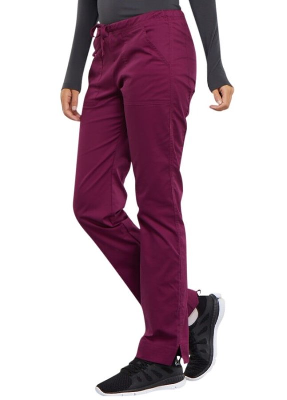 Zdravotnické kalhoty Cherokee Core Stretch BEST - vínové