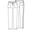Zdravotnické kalhoty Cherokee Core Stretch BEST - myslivecky zelené